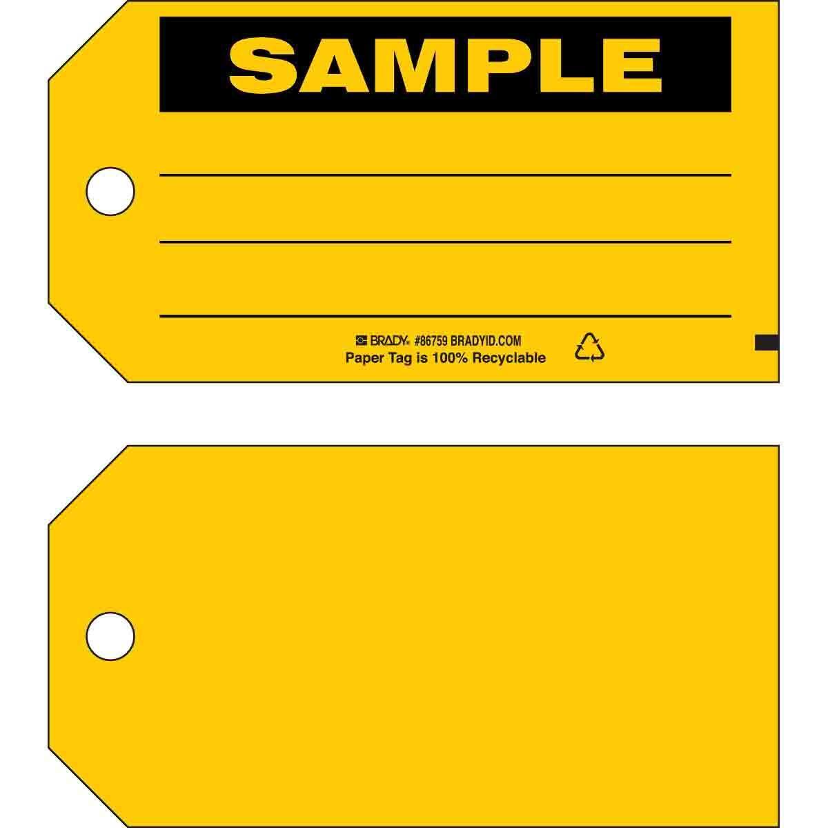 Brady® 86759 Safety & Facility Tags