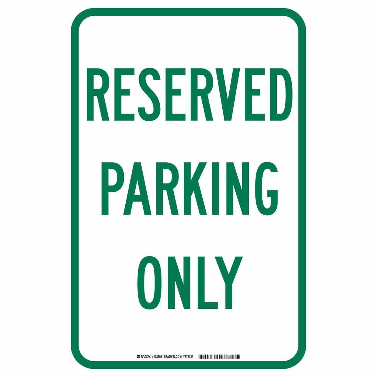 Brady® 103693 Parking & Traffic Signs
