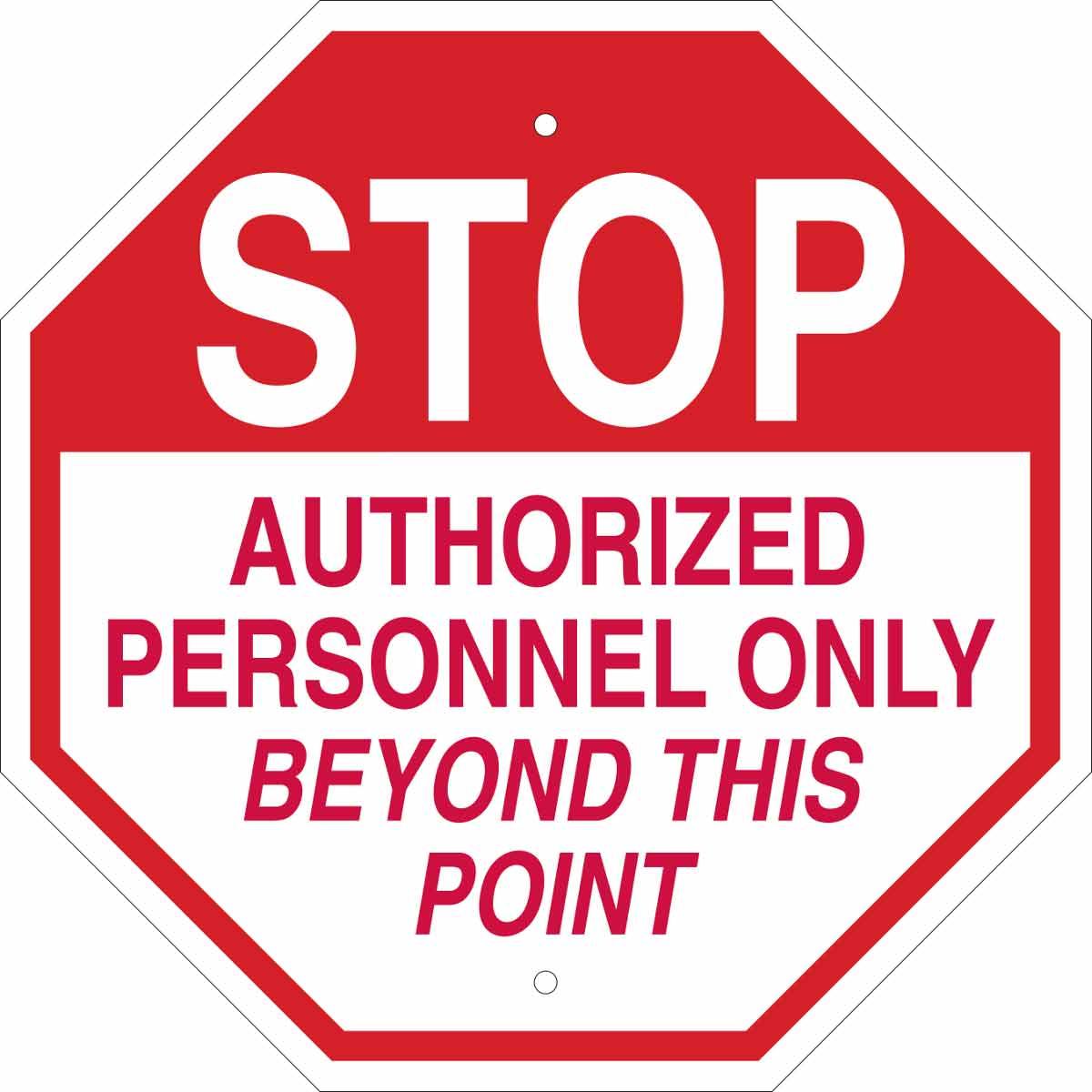 Brady® 124532 Access & Security Signs
