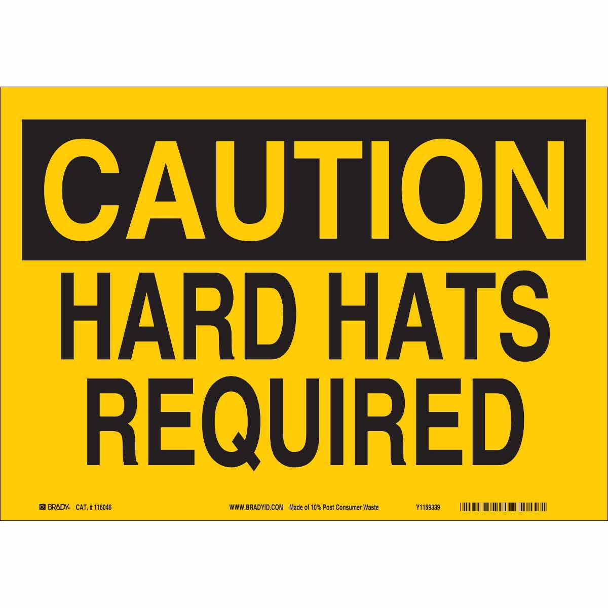 Brady® 118266 Accident Prevention Signs