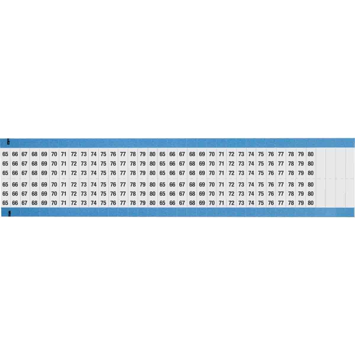 Brady® WM-65-80-DC-SC-PK Wire Marker Cards