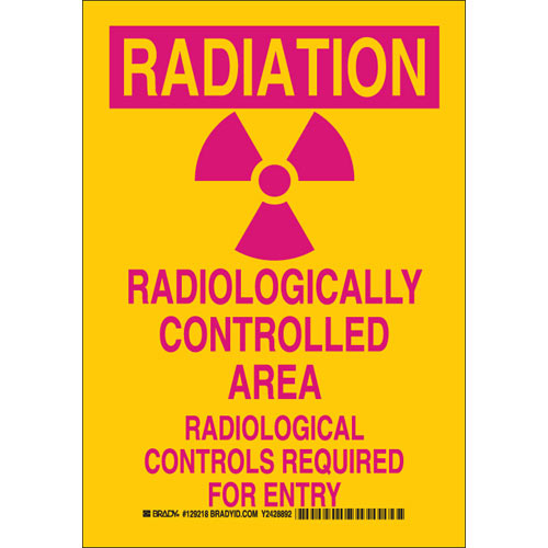 Brady® 129216 Chemical & Hazardous Material Signs