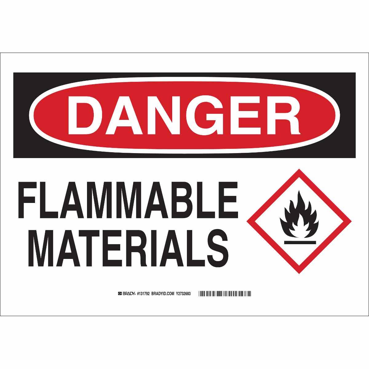 Brady® 131790 Chemical & Hazardous Material Signs