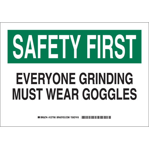 Brady® 127758 Accident Prevention Signs