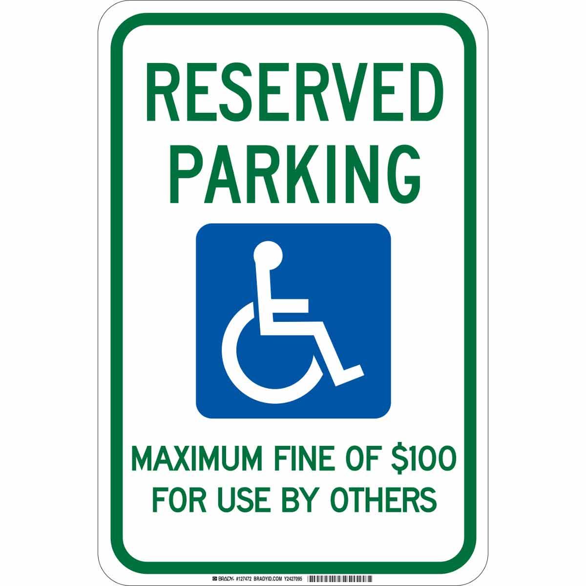 Brady® 127470 Parking & Traffic Signs