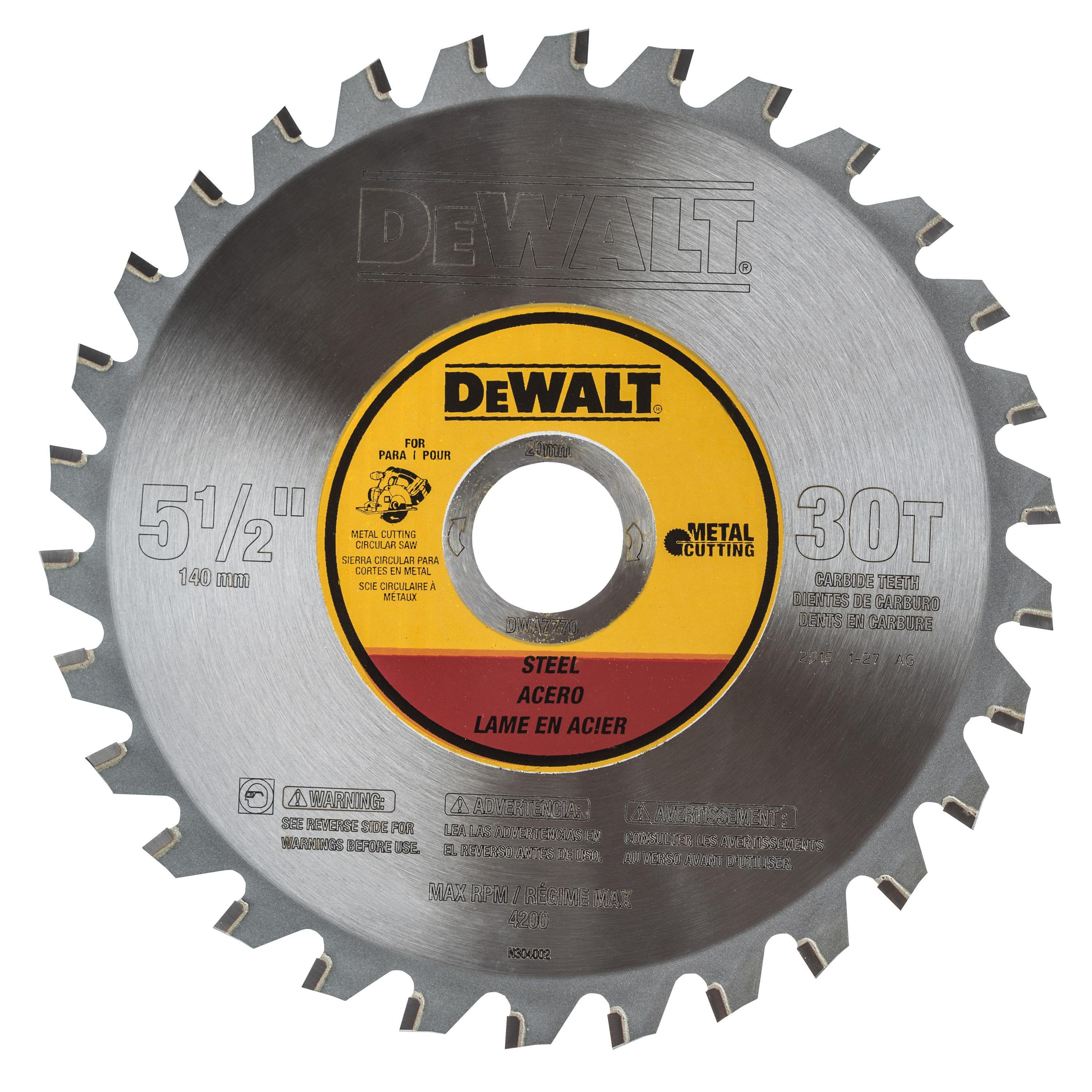 DeWALT® DWA7770 Circular Saw Blades