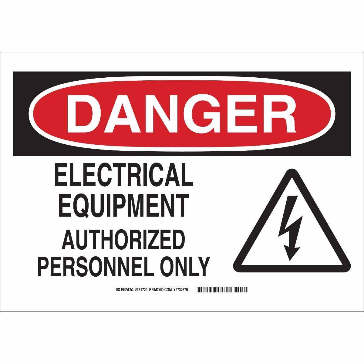 Brady® 131716 Access & Security Signs