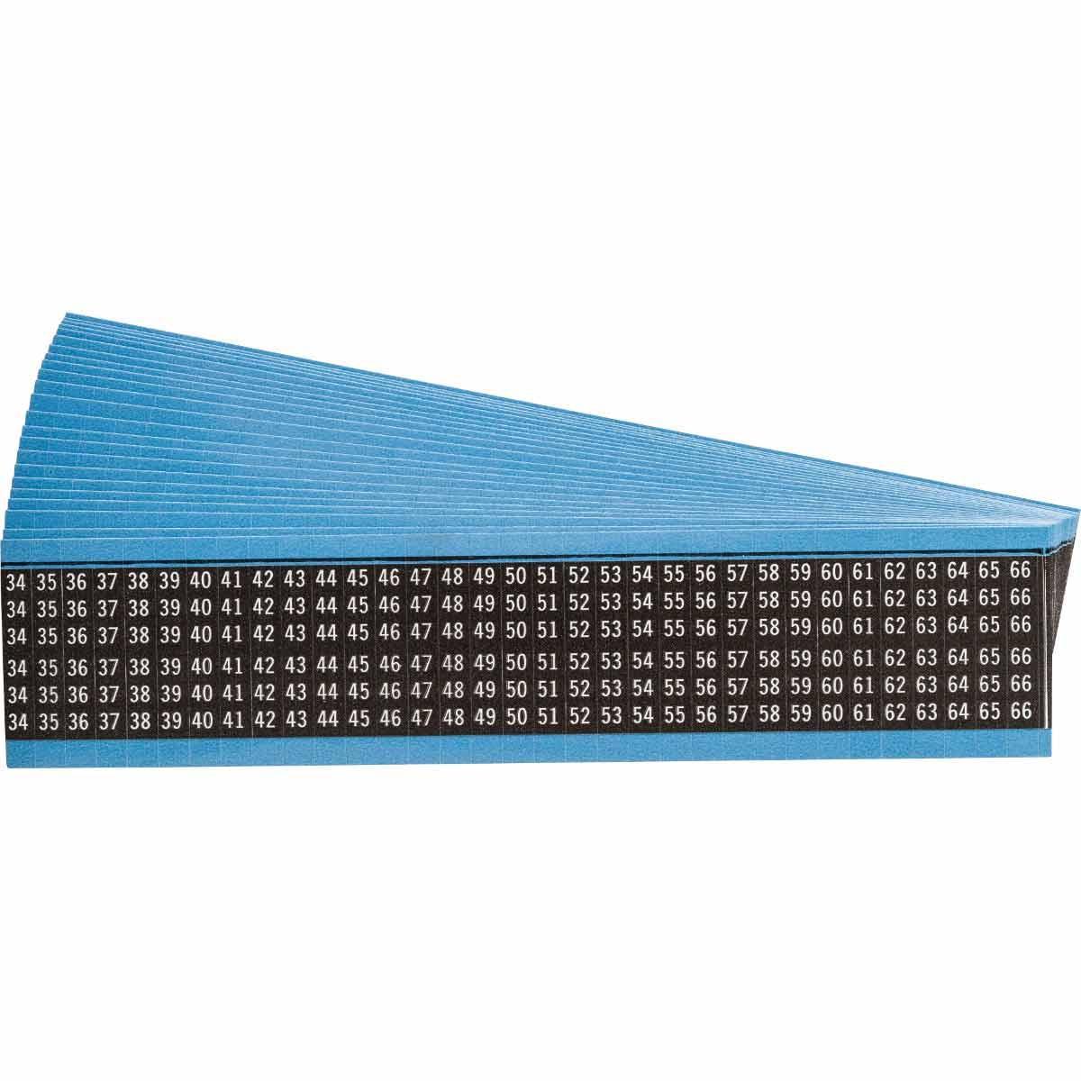 Brady® WM-34-66-BK-PK Wire Marker Cards