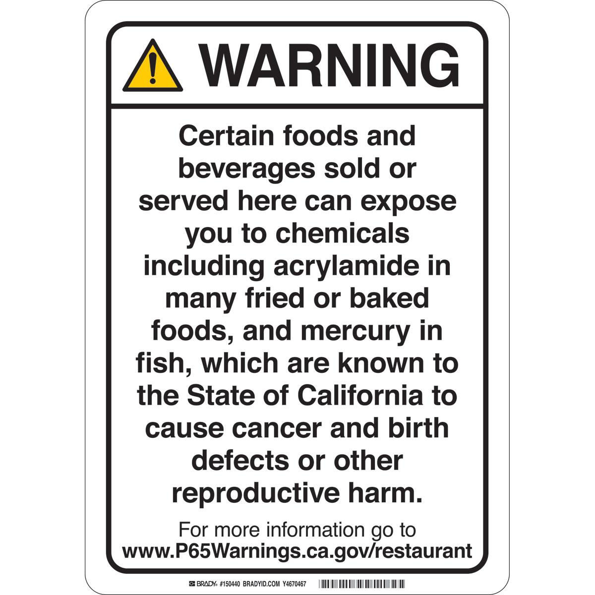 Brady® 150440 Right-To-Know Signs