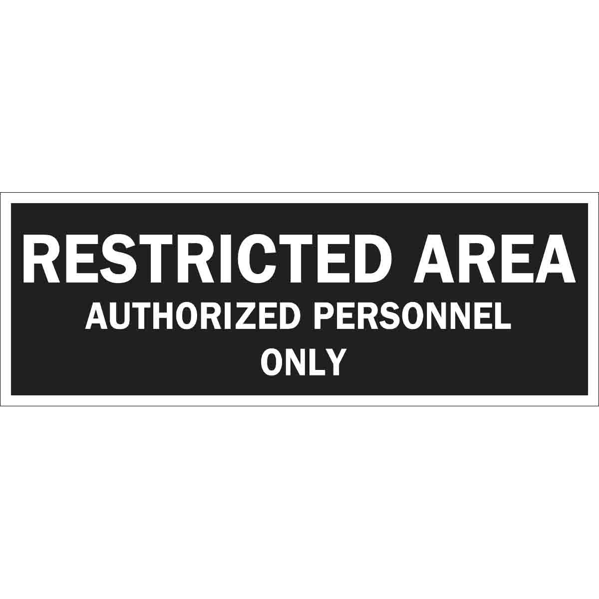 Brady® 84278 Access & Security Signs