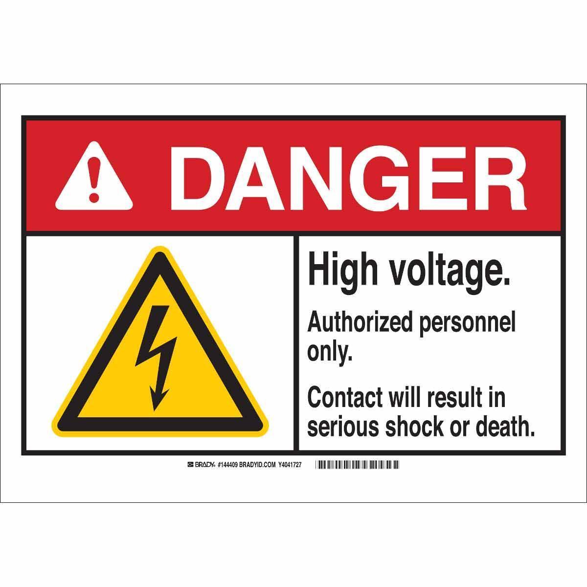 Brady® 144409 Accident Prevention Signs