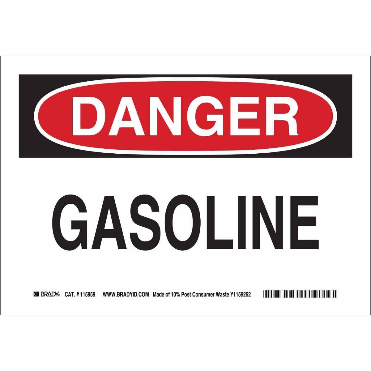 Brady® 118178 Chemical & Hazardous Material Signs