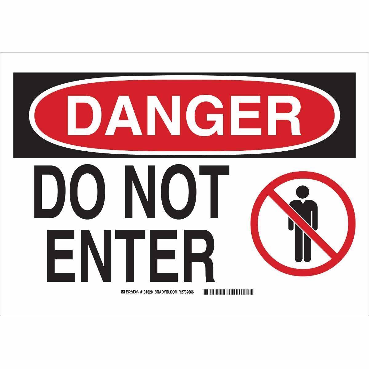 Brady® 131622 Access & Security Signs