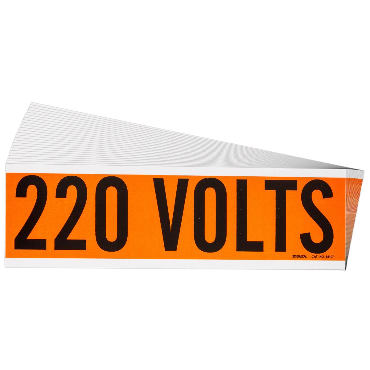 Brady® 152318 Conduit & Voltage Markers