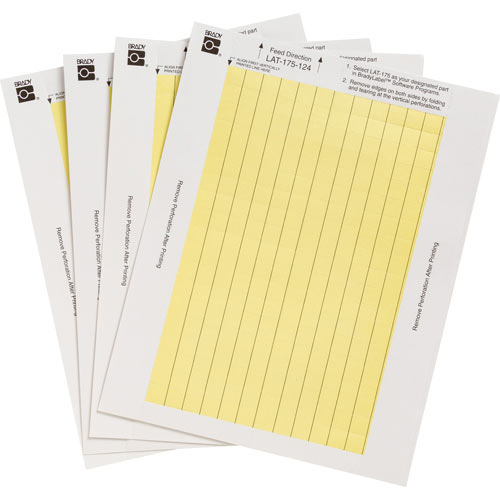 Brady® LAT-175-124-YL Wire & Component Labels