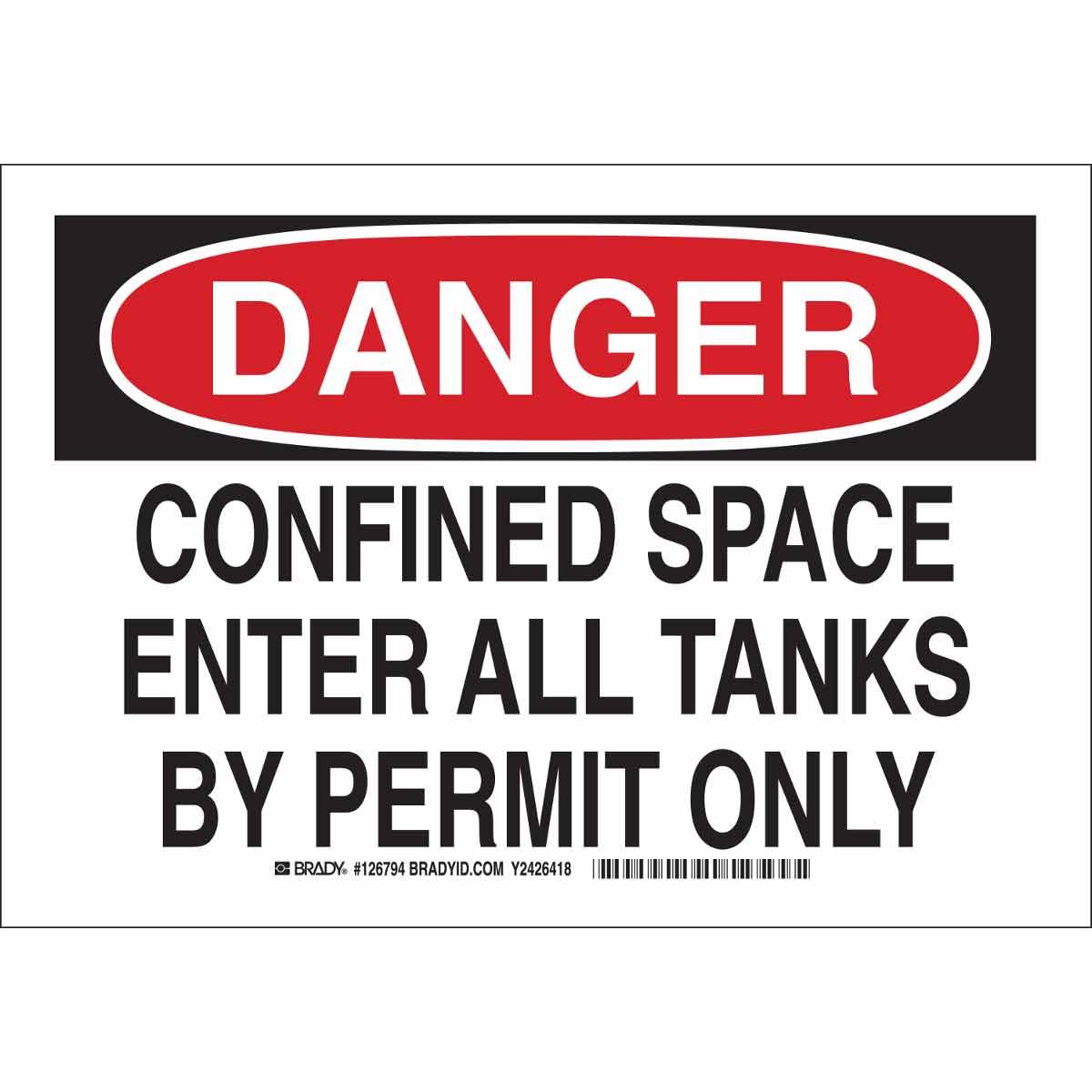 Brady® 126797 Accident Prevention Signs