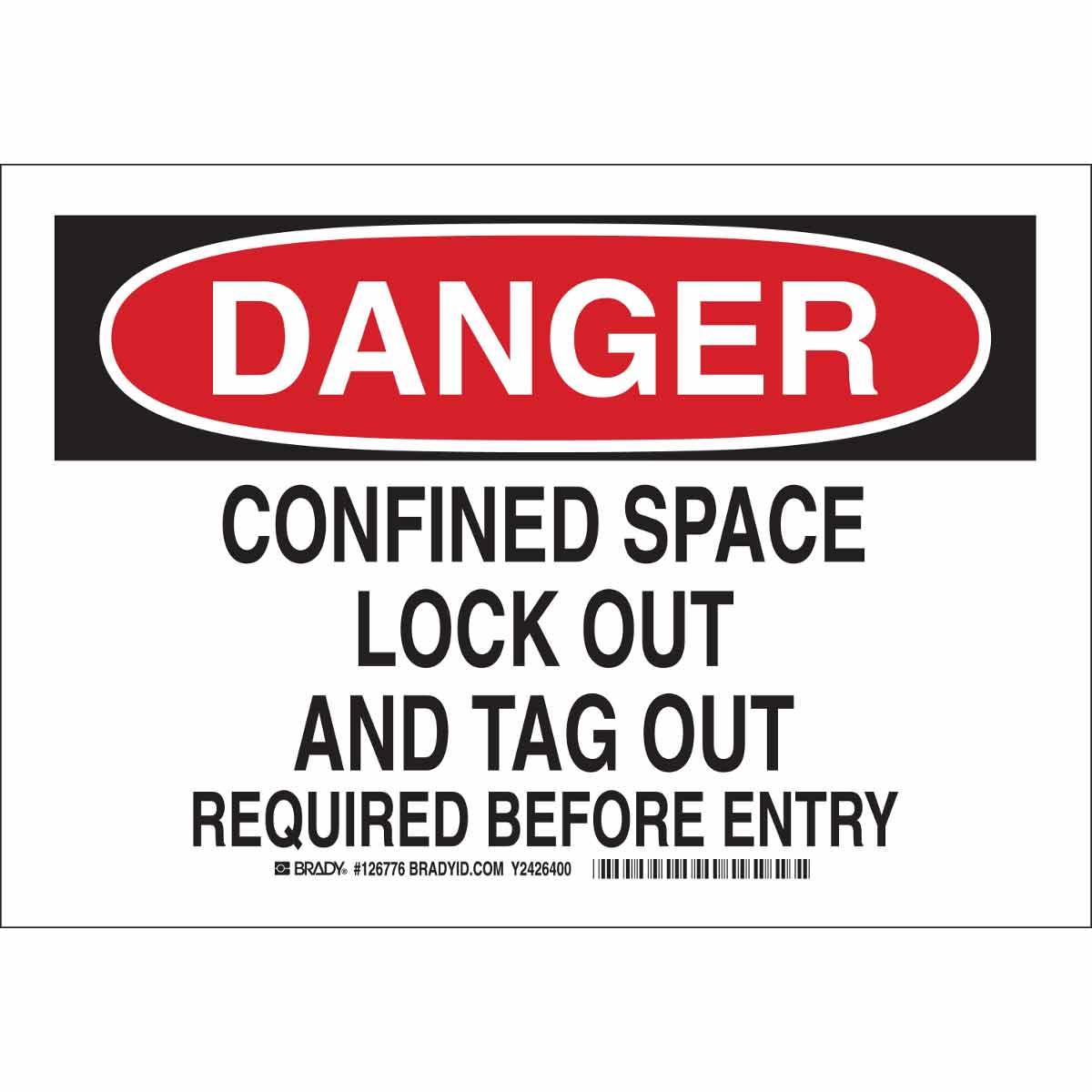 Brady® 126779 Accident Prevention Signs