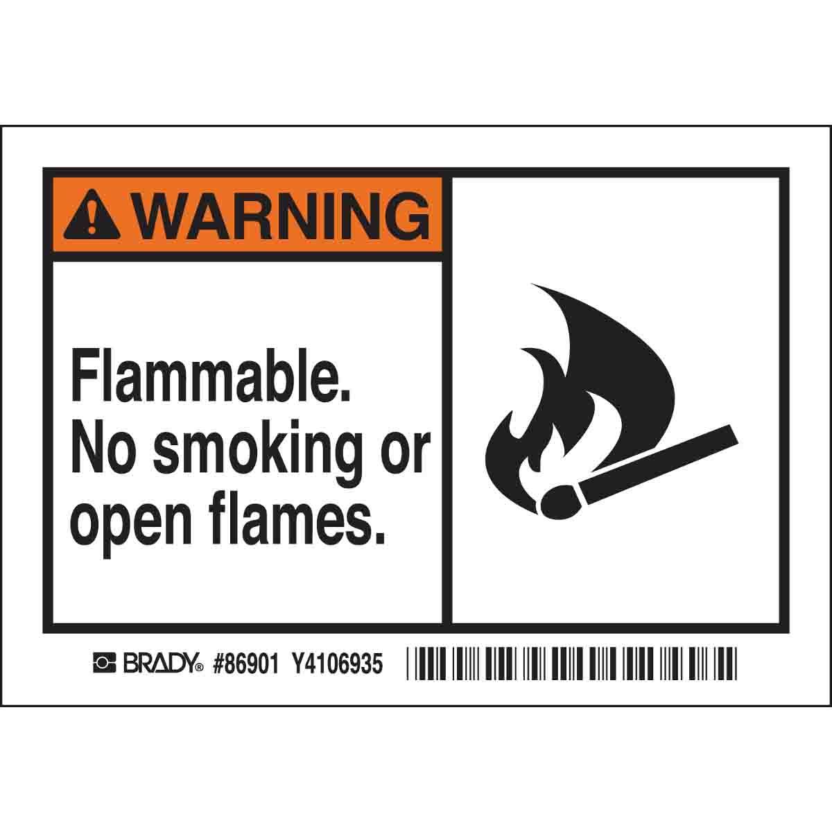 Brady® 86901 Safety & Facility Labels