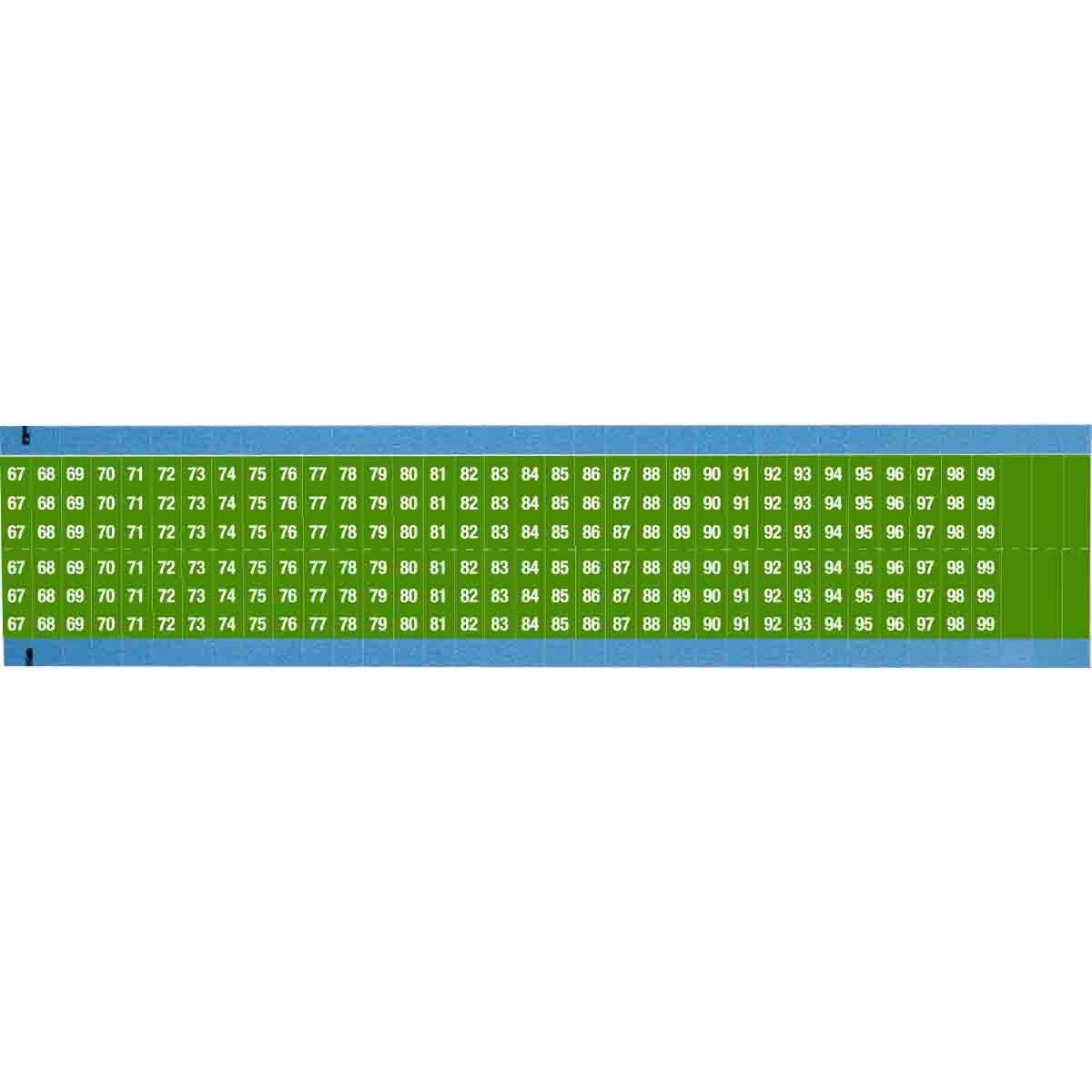 Brady® WM-67-99-GR-SC-PK Wire Marker Cards