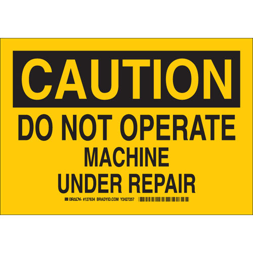 Brady® 127632 Accident Prevention Signs