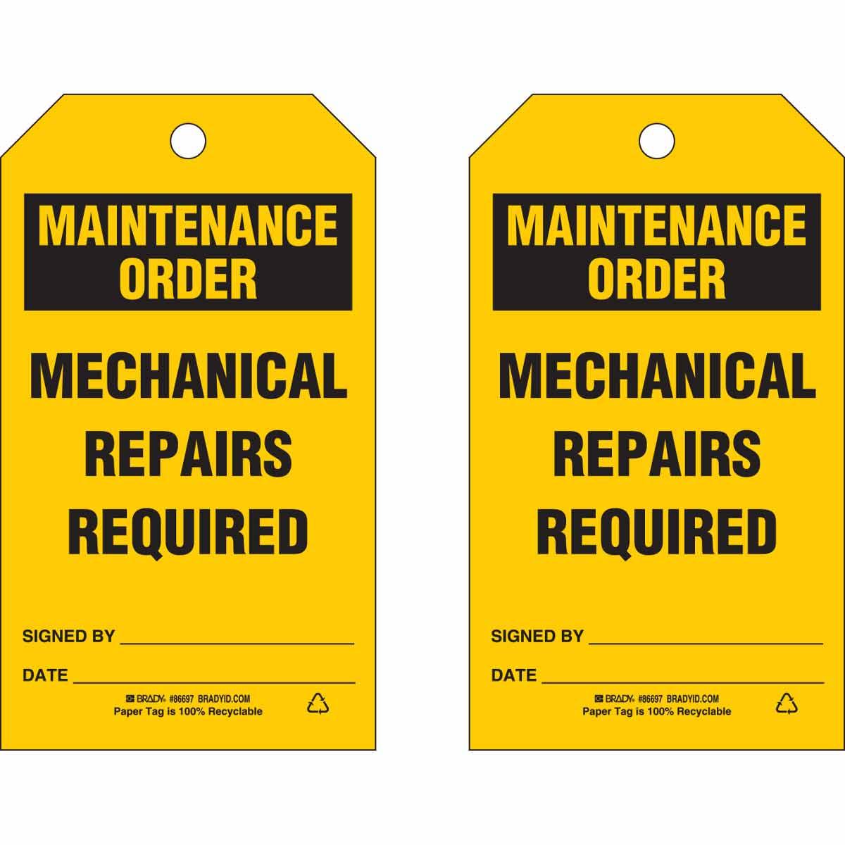 Brady® 86587 Safety & Facility Tags