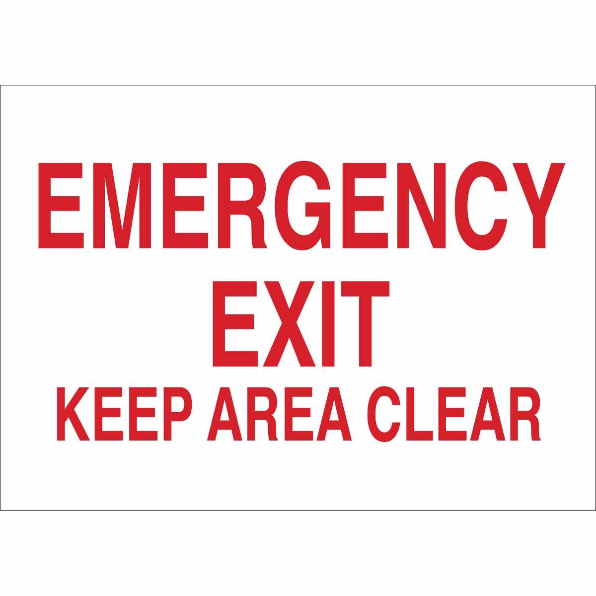 Brady® 22479 Fire, Emergency, Exit & First Aid Signs