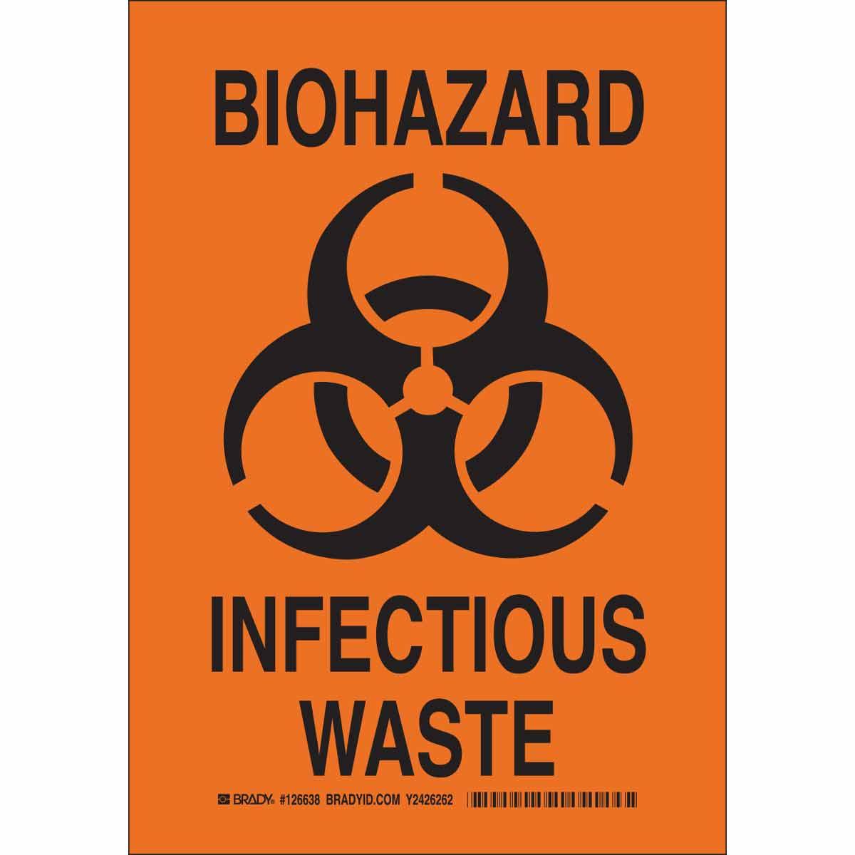 Brady® 126638 Chemical & Hazardous Material Signs