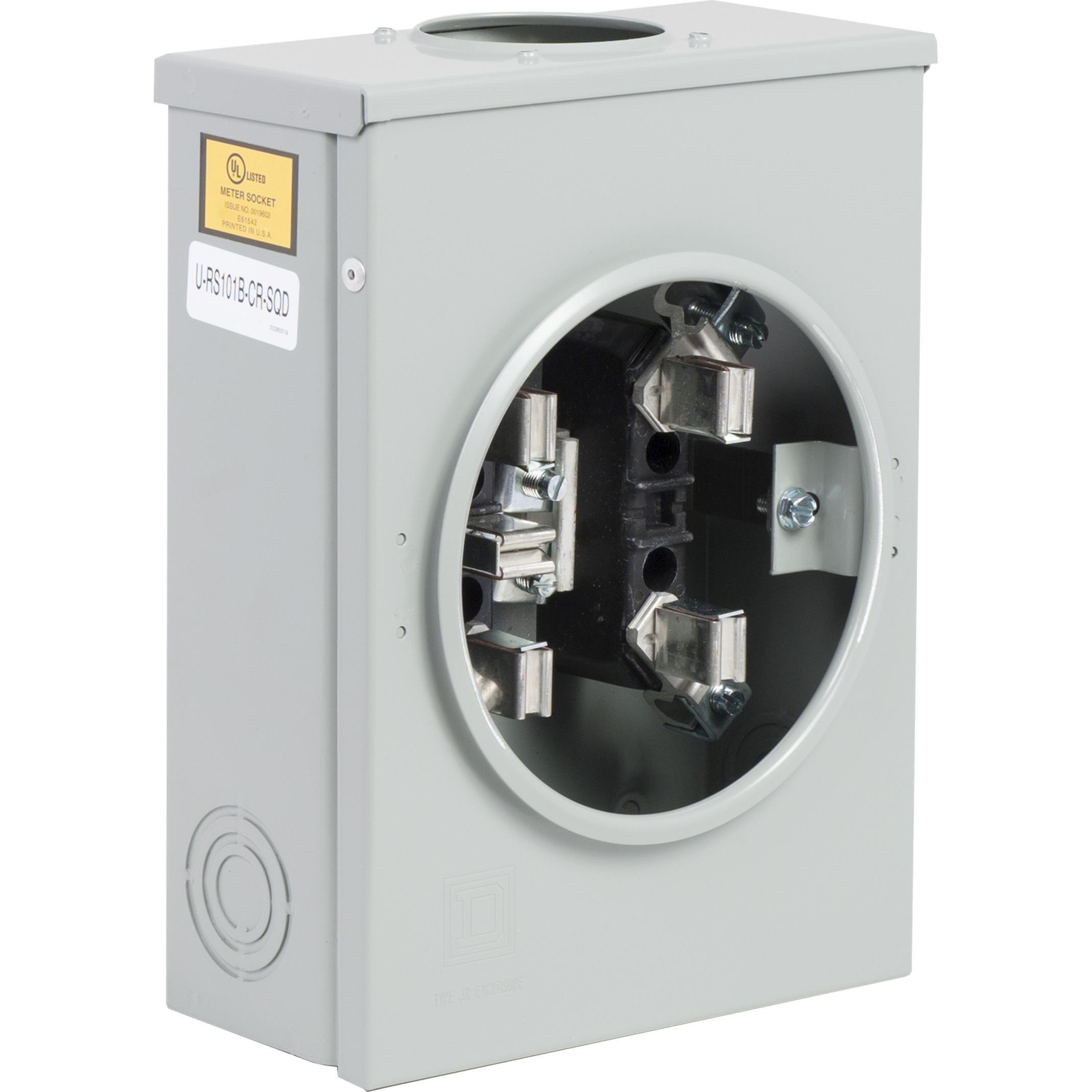 Square D™ URS101BCR Meter Sockets - Single Position