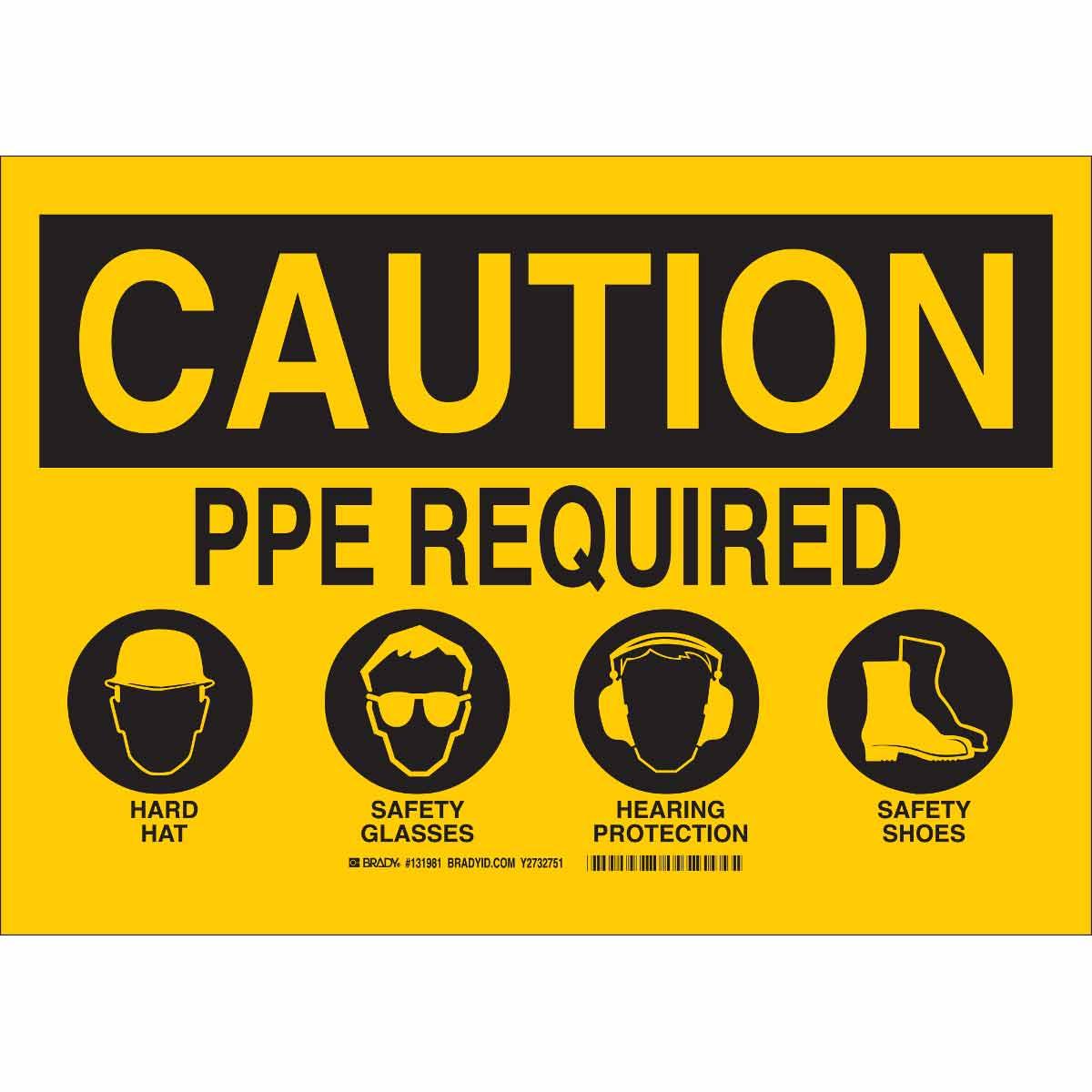 Brady® 131982 Accident Prevention Signs