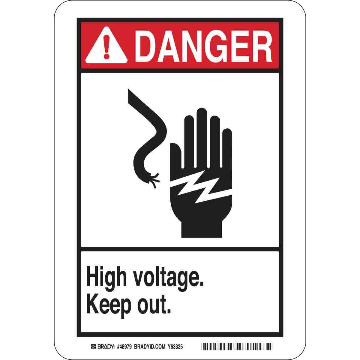 Brady® 45127 Accident Prevention Signs