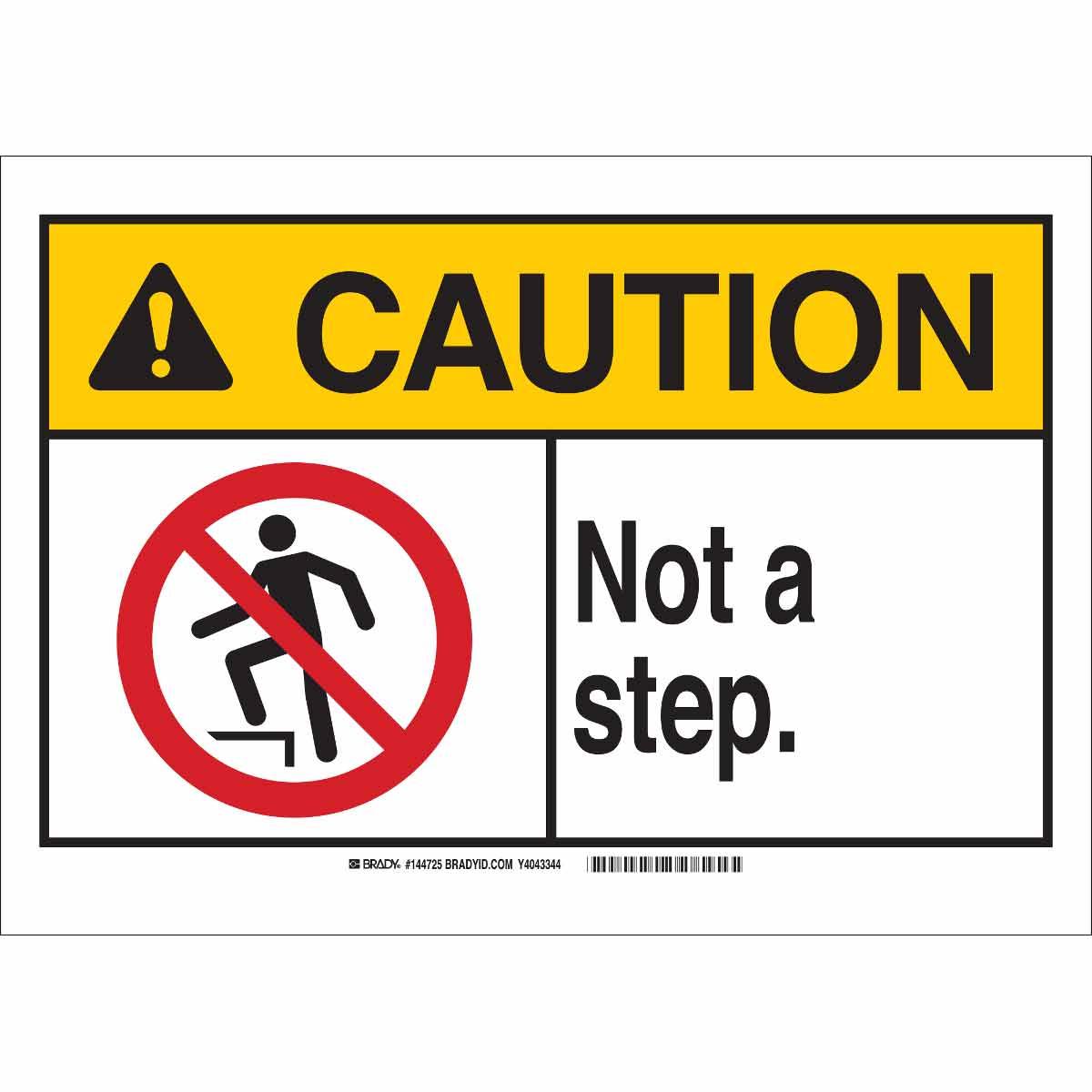 Brady® 144725 Accident Prevention Signs