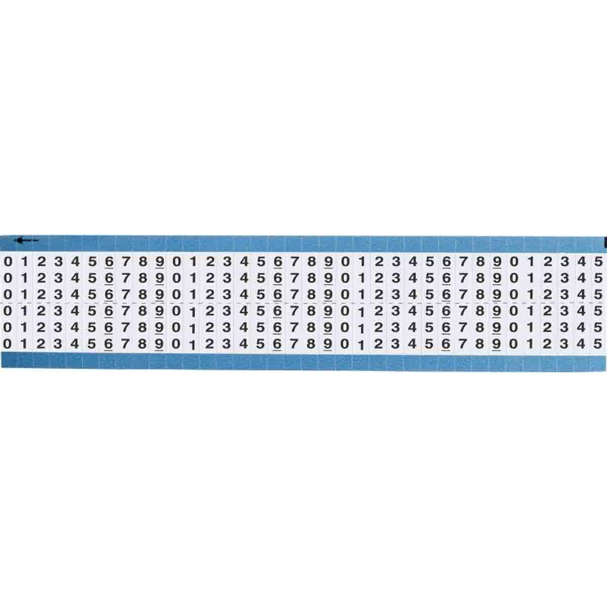 Brady® TWM-0-9-SC-PK Wire Marker Cards