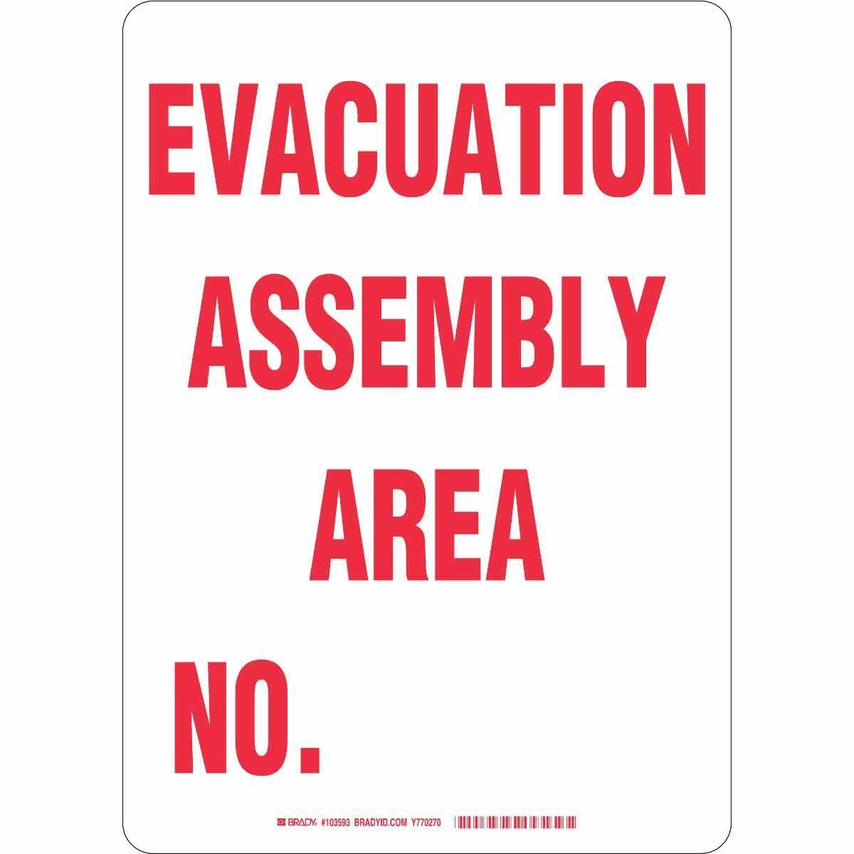 Brady® 103593 Fire, Emergency, Exit & First Aid Signs