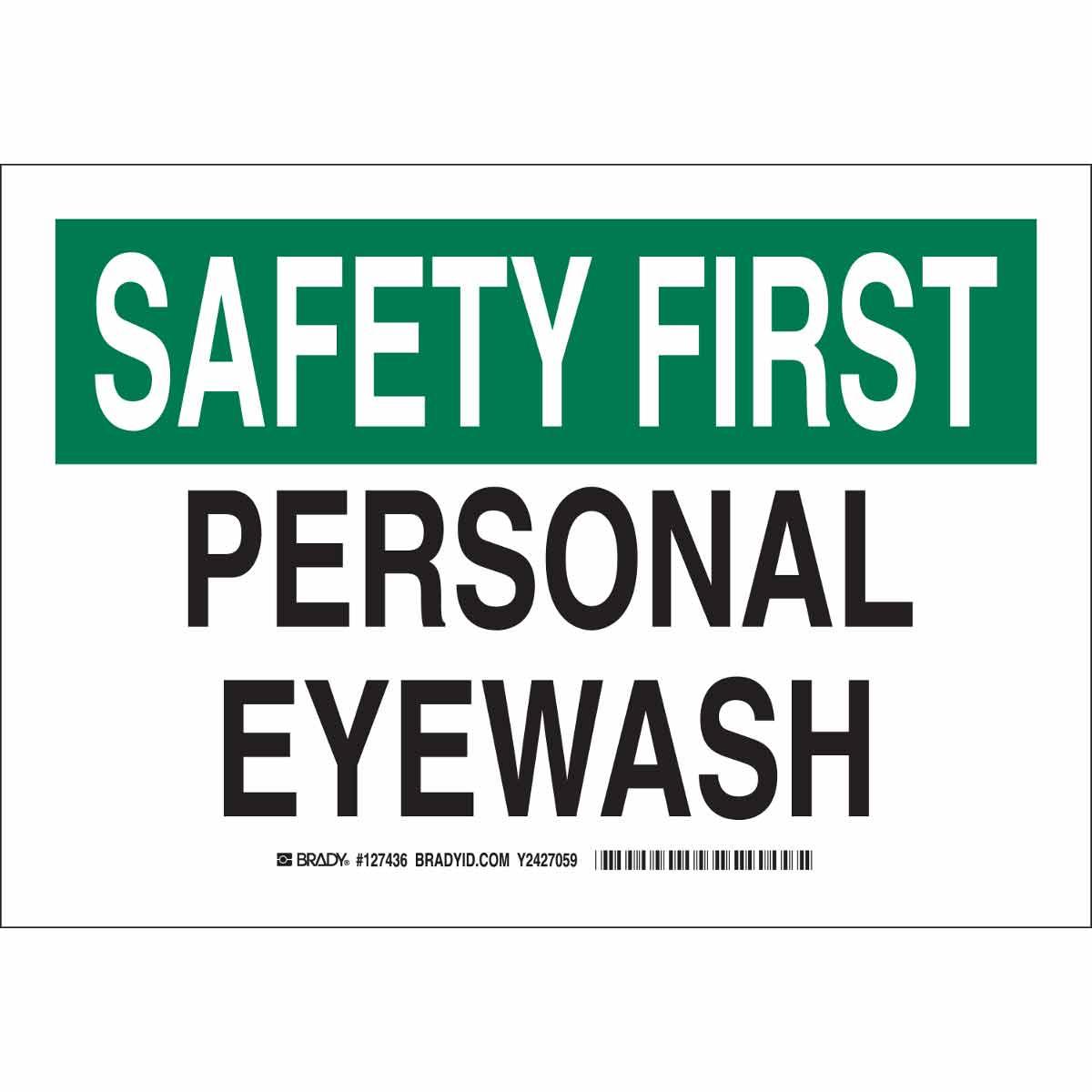 Brady® 127438 Fire, Emergency, Exit & First Aid Signs