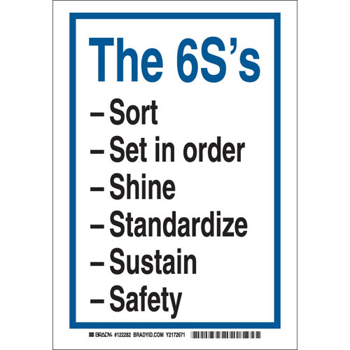 Brady® 122283 Accident Prevention Signs