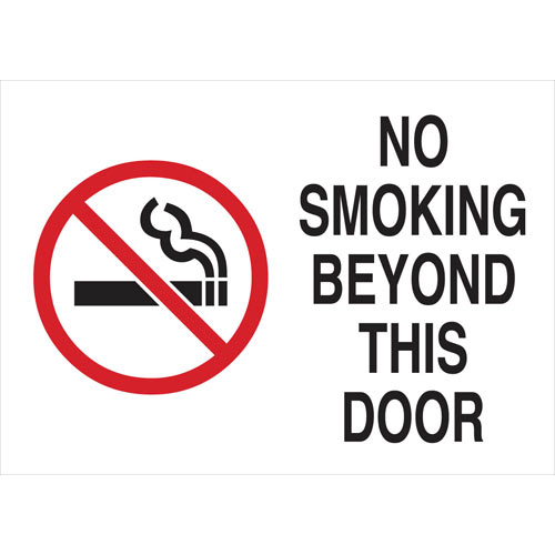Brady® 141919 No Smoking & Restricted Activity Signs