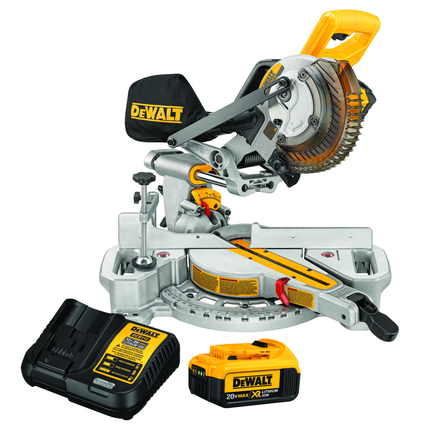 DeWALT® DCS361M1 Cordless Miter Saws