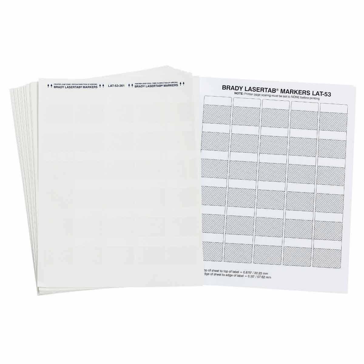Brady® LAT-53-361-1 Wire & Component Labels