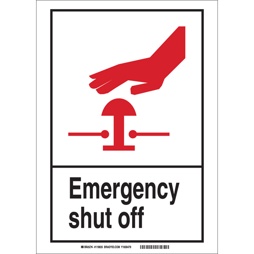 Brady® 120740 Fire, Emergency, Exit & First Aid Signs