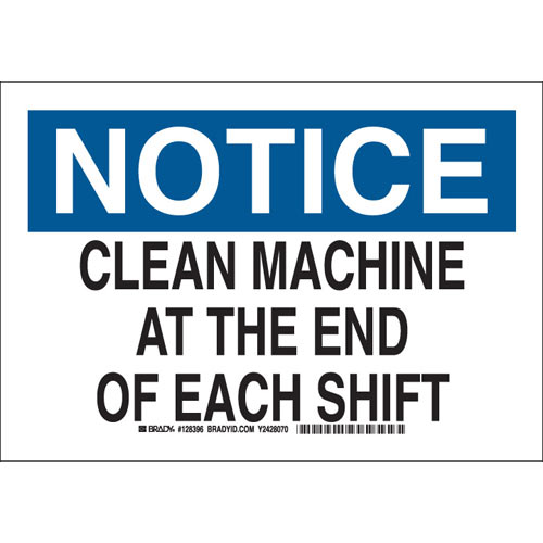 Brady® 128398 Accident Prevention Signs