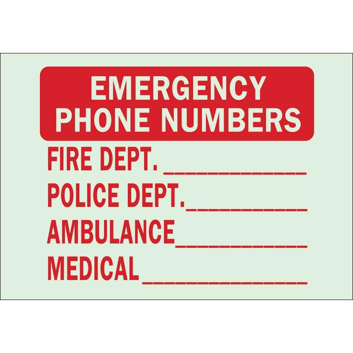 Brady® 80279 Fire, Emergency, Exit & First Aid Signs