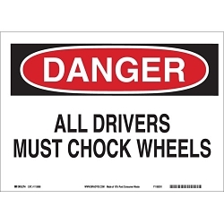 Brady® 115999 Accident Prevention Signs