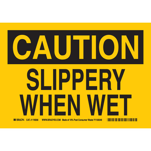 Brady® 116056 Accident Prevention Signs