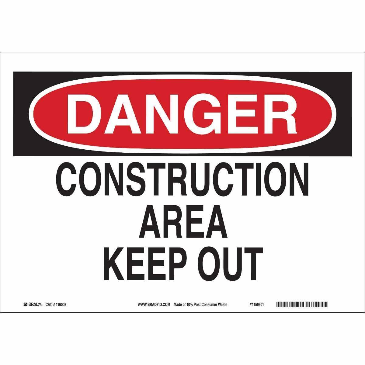 Brady® 118228 Access & Security Signs