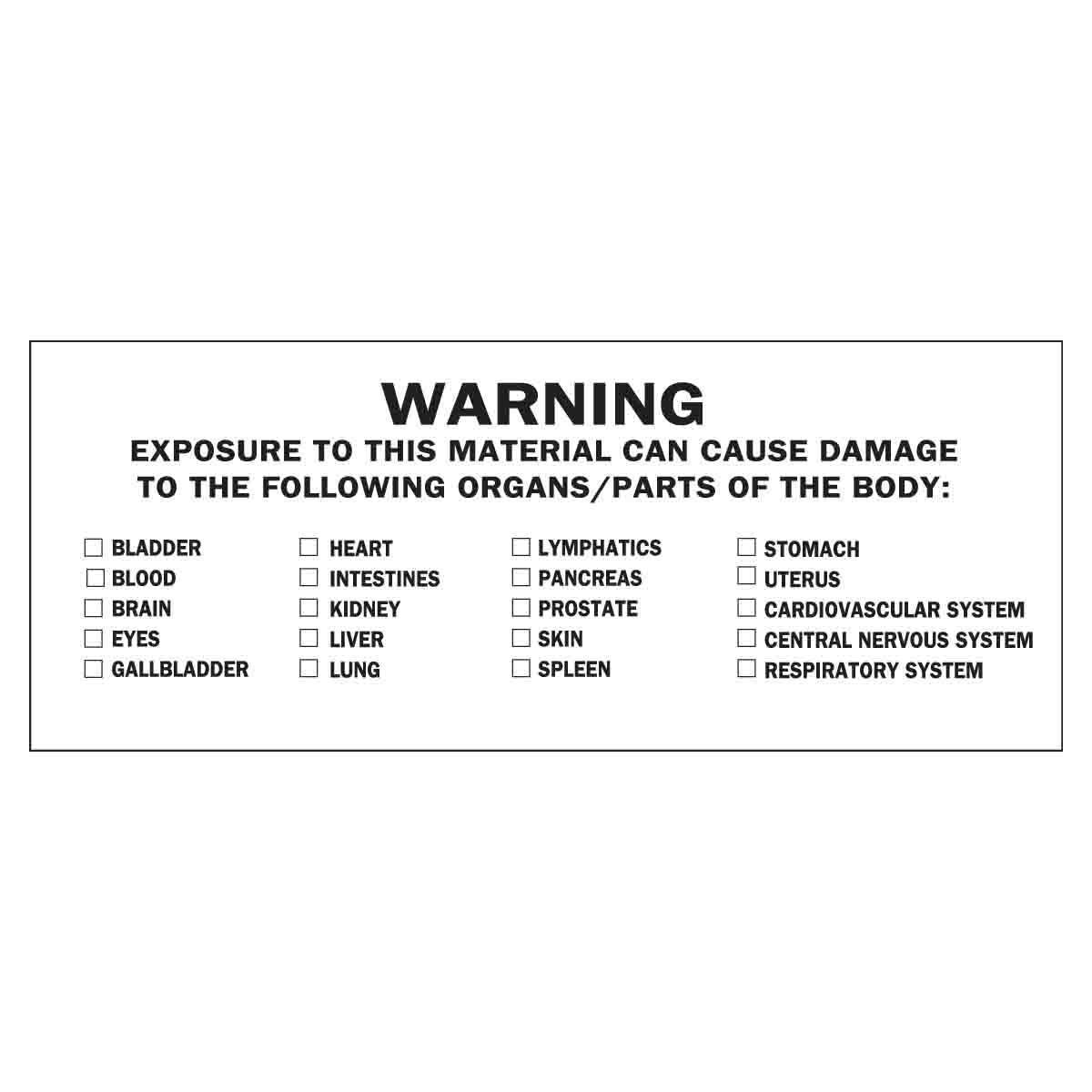 Brady® 93800 Safety & Facility Labels
