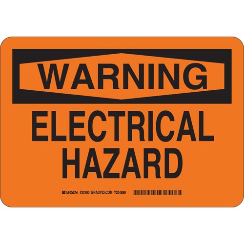 Brady® 20208 Accident Prevention Signs