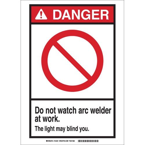 Brady® 144253 Accident Prevention Signs