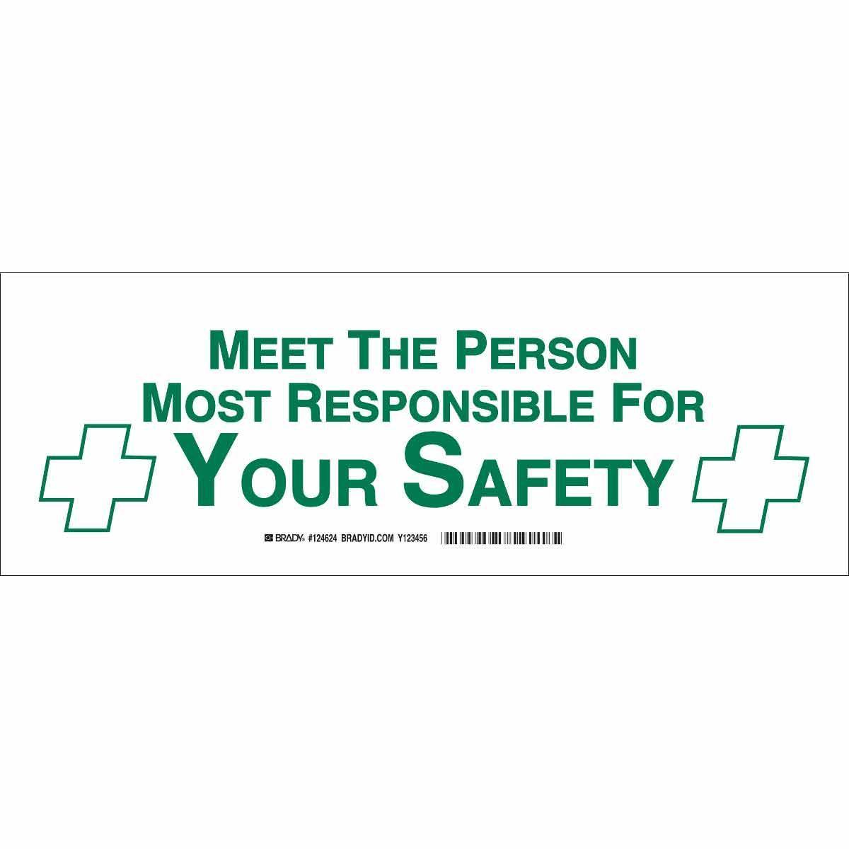 Brady® 124623 Accident Prevention Signs