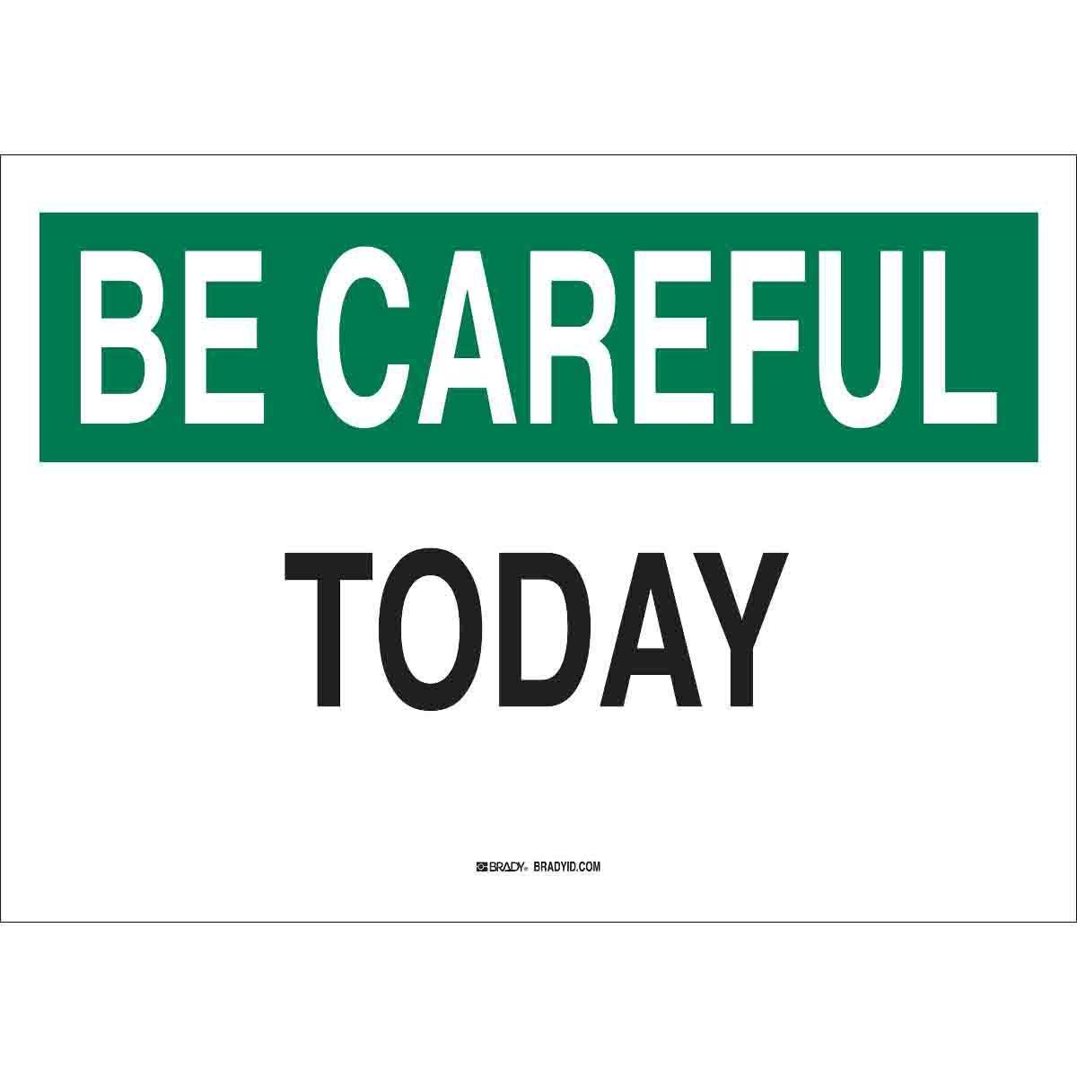 Brady® 25304 Accident Prevention Signs