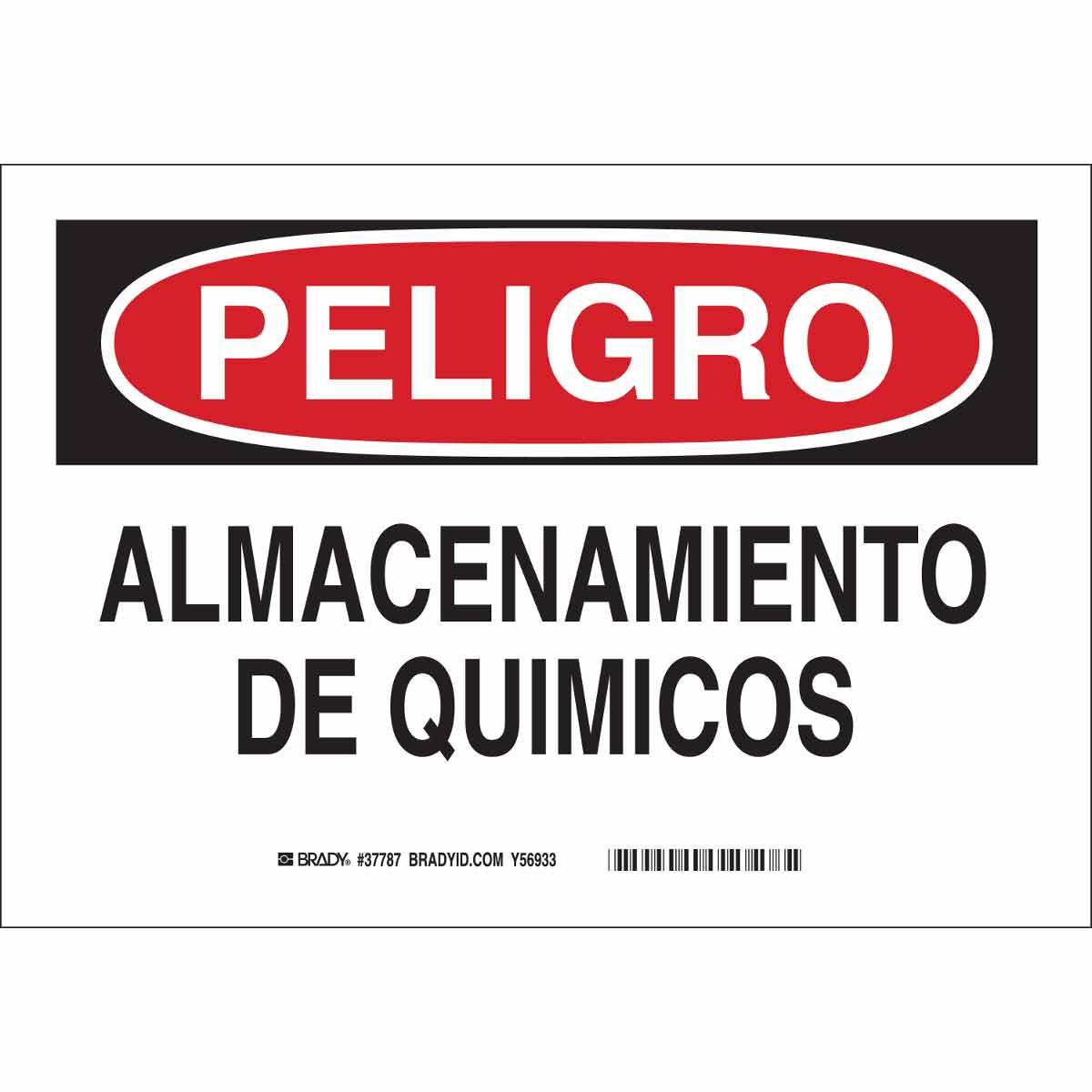 Brady® 37787 Chemical & Hazardous Material Signs